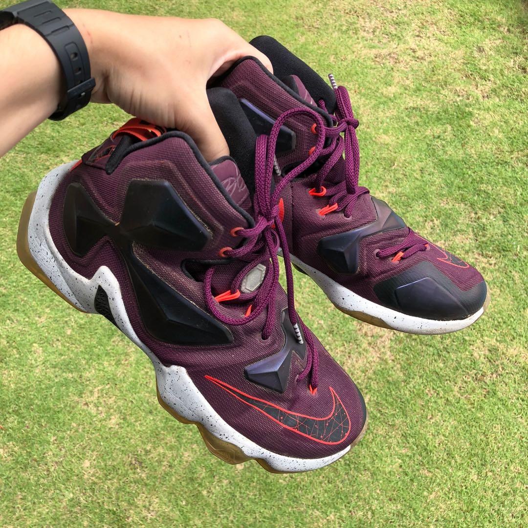 NIKE Lebron 13 XIII Mulberry Basketball Shoes Women s Fashion