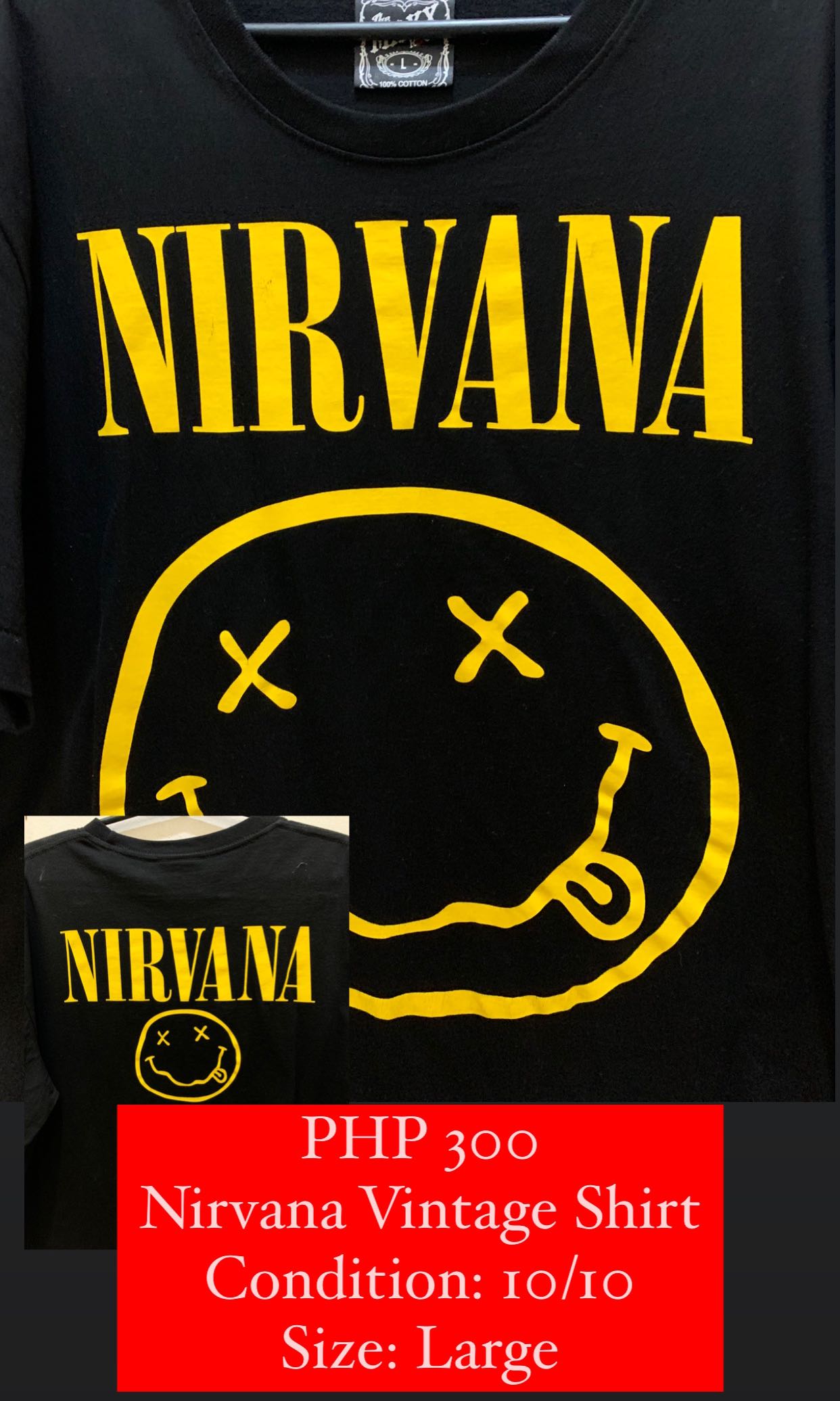 nirvana vintage tee