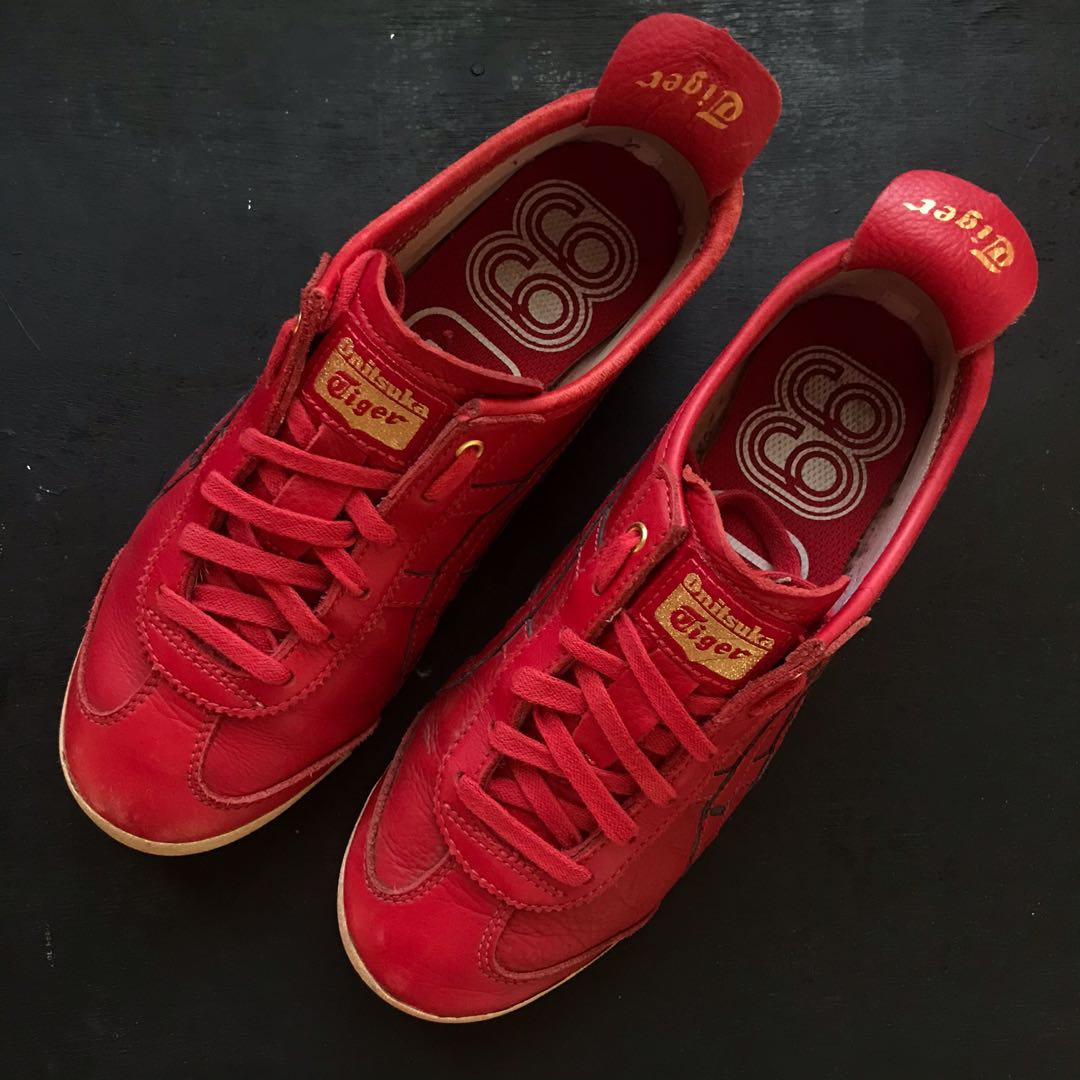 Onitsuka Mexico 66 Red Gold