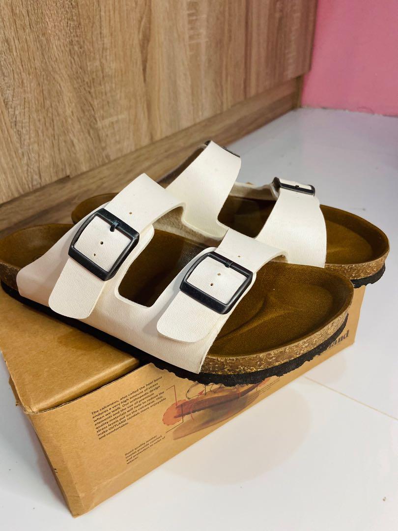 Outland slippers sales white