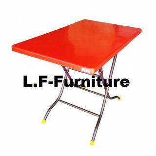 Square Foldable Plastic Table Meja Plastik Lipat Mamak Home Furniture Furniture On Carousell