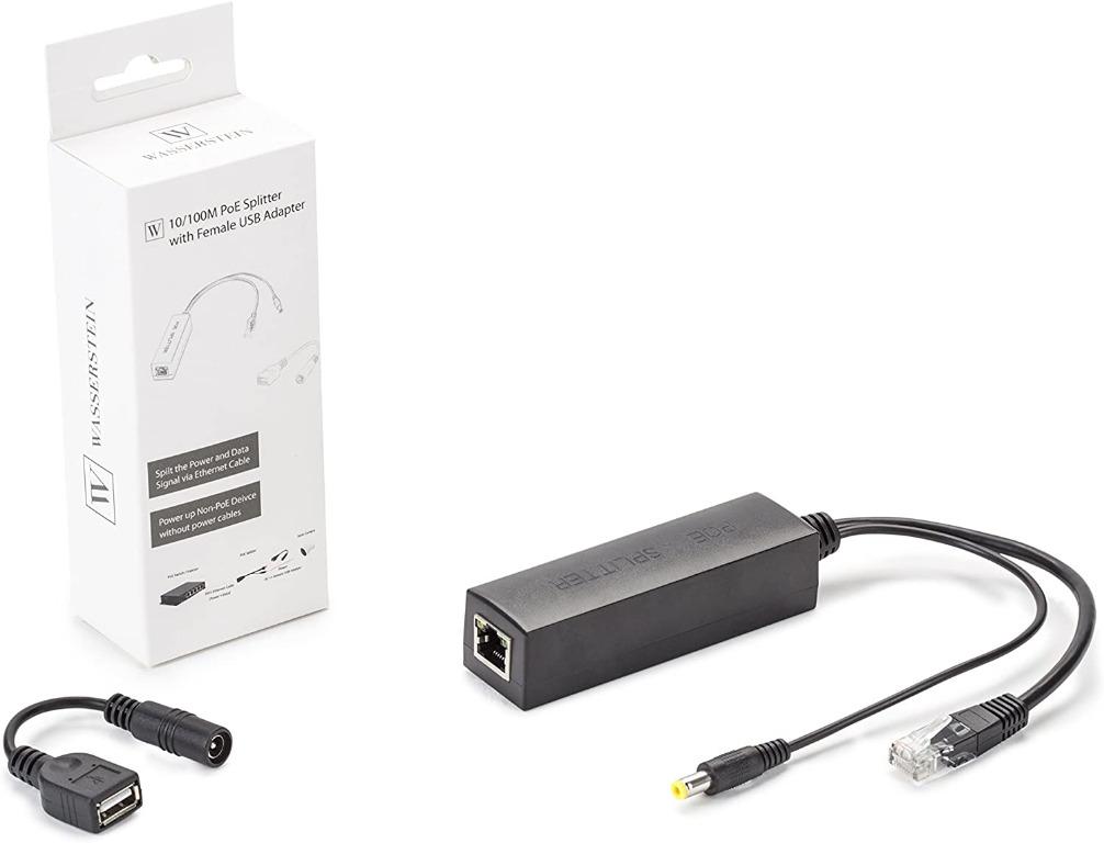 PoE Splitter for Nest Cam Outdoor Nest Cam Indoor iPads and