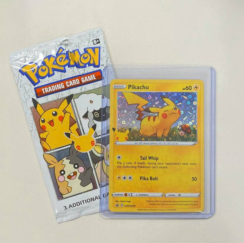 Pokemon 25th General Mills Cereal 3 Card Promo Packs Lot of 10 Pikachu Sealed 