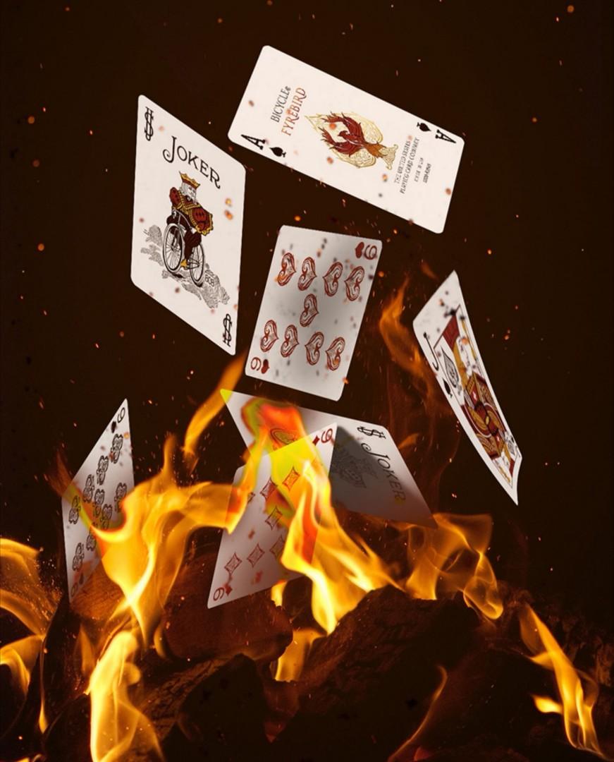 Bicycle Fyrebird Playing Cards 2024 favors