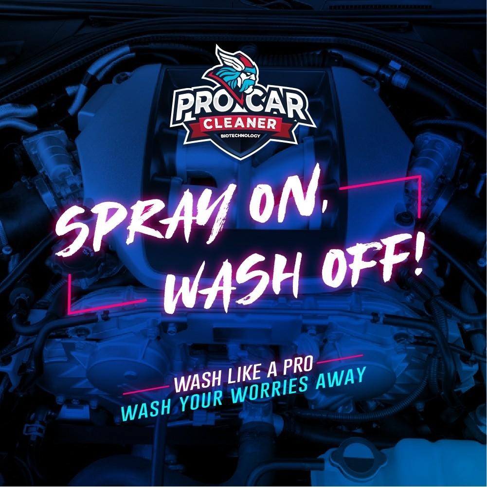 Pro Car Cleaner Interior Exterior Cleaner Car Wash Rim Wheel Cleaner