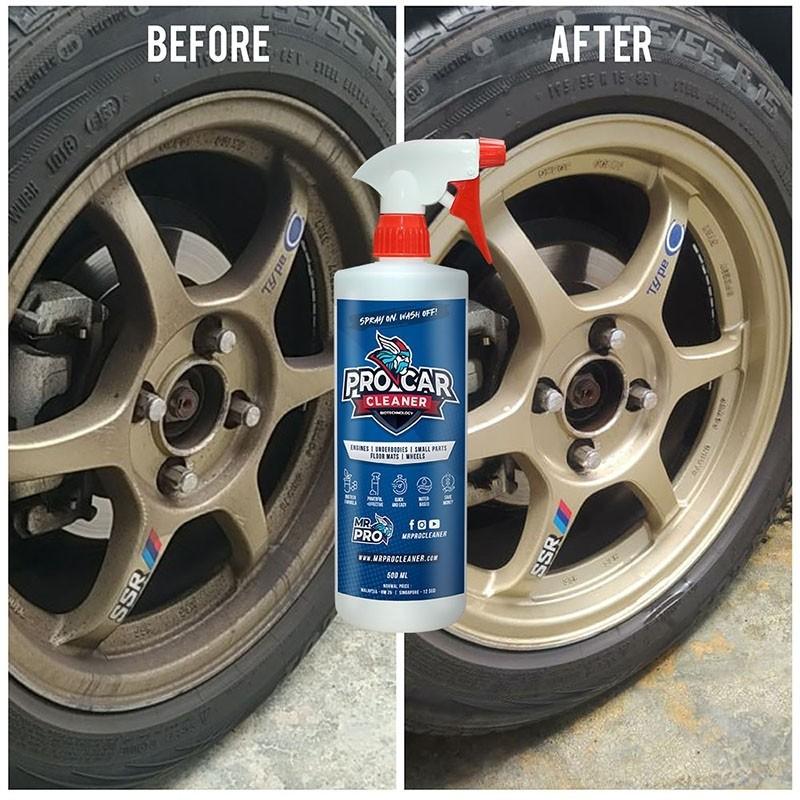 Pro Car Cleaner Interior Exterior Cleaner Car Wash Rim Wheel Cleaner