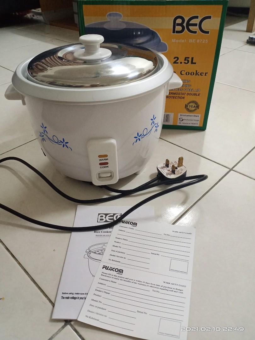 Rice cooker 2.5L. TV Home Appliances Kitchen Appliances