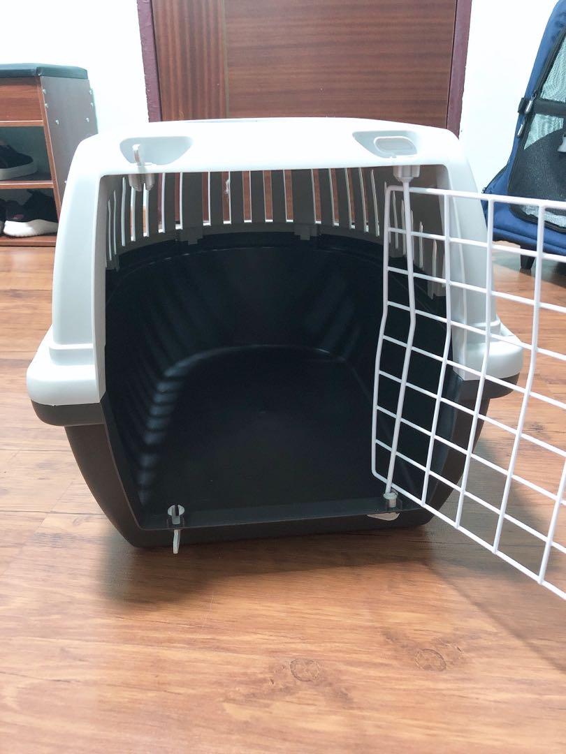 Savic Trotter 2 Carrier Crate for Dog or Puppy (Grey), Pet Supplies