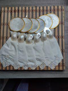Set of Native Placemat, coaster, table napkin and holder