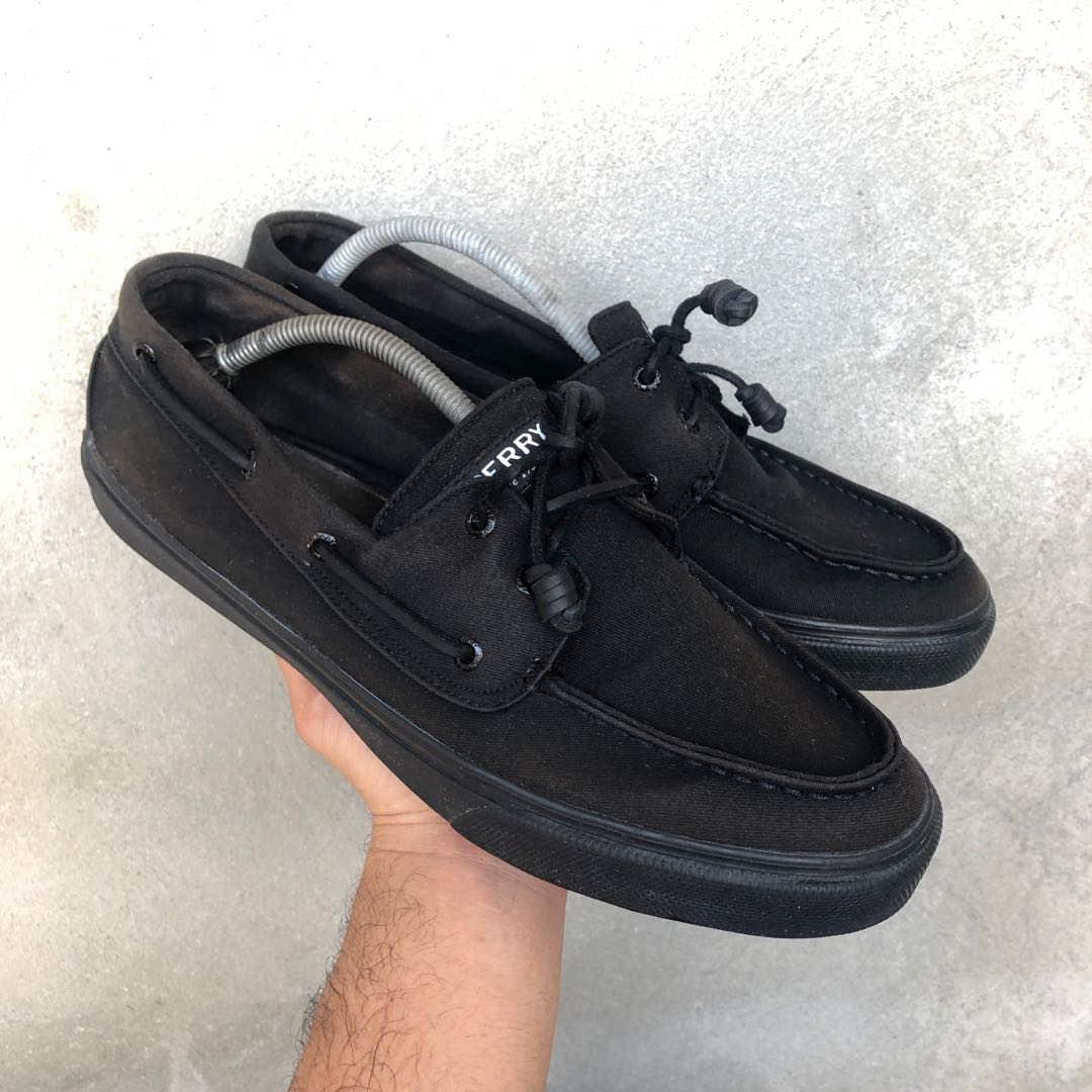 Sperry triple black cheap