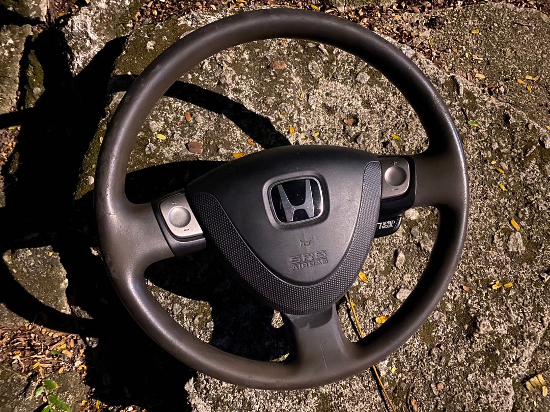 USED Steering Wheel Honda Jazz Fit 7 Speed, Auto Accessories on Carousell