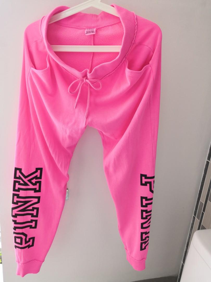 Victoria's Secret Pink Track Pants, Women's Fashion, Bottoms