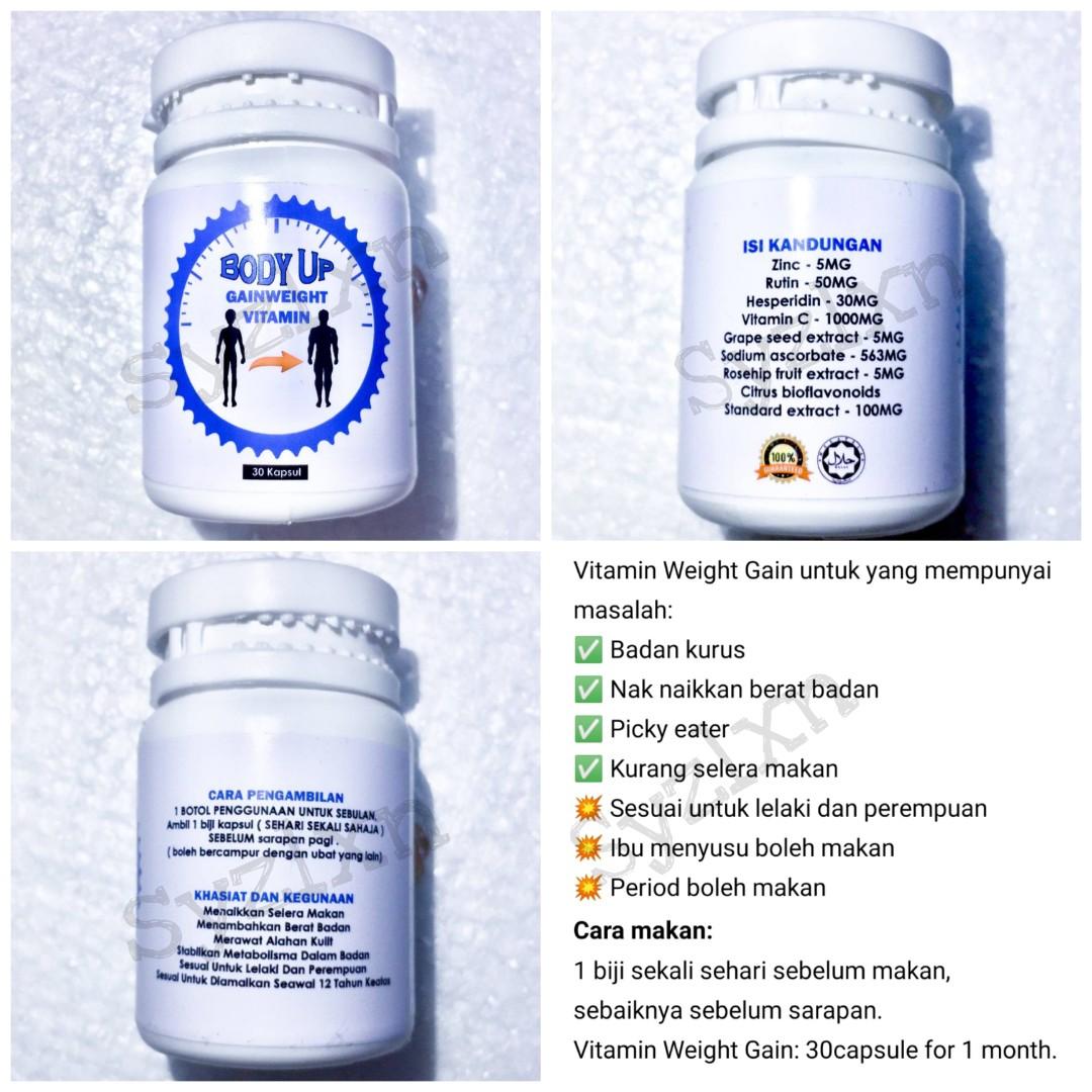 VITAMIN WEIGHT GAIN BODY UP, Beauty & Personal Care, Bath & Body, Body