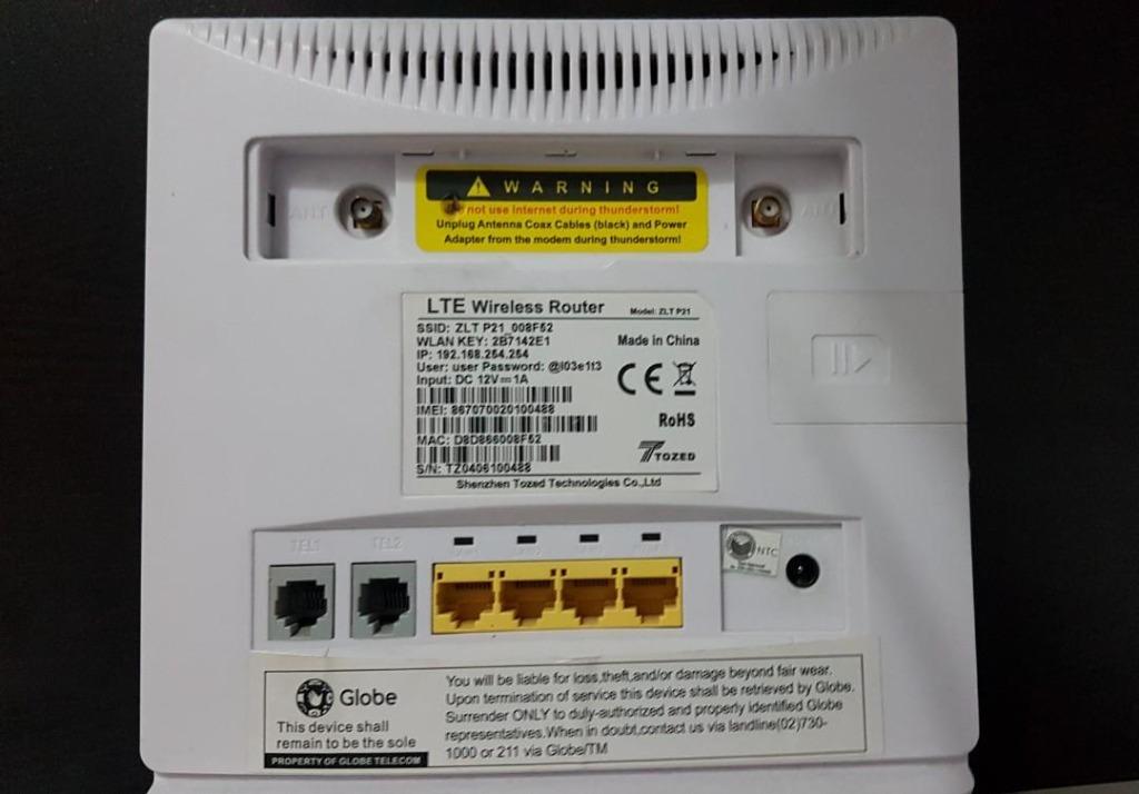 ZLT P21 Modem, Computers & Tech, Office & Business Technology on Carousell