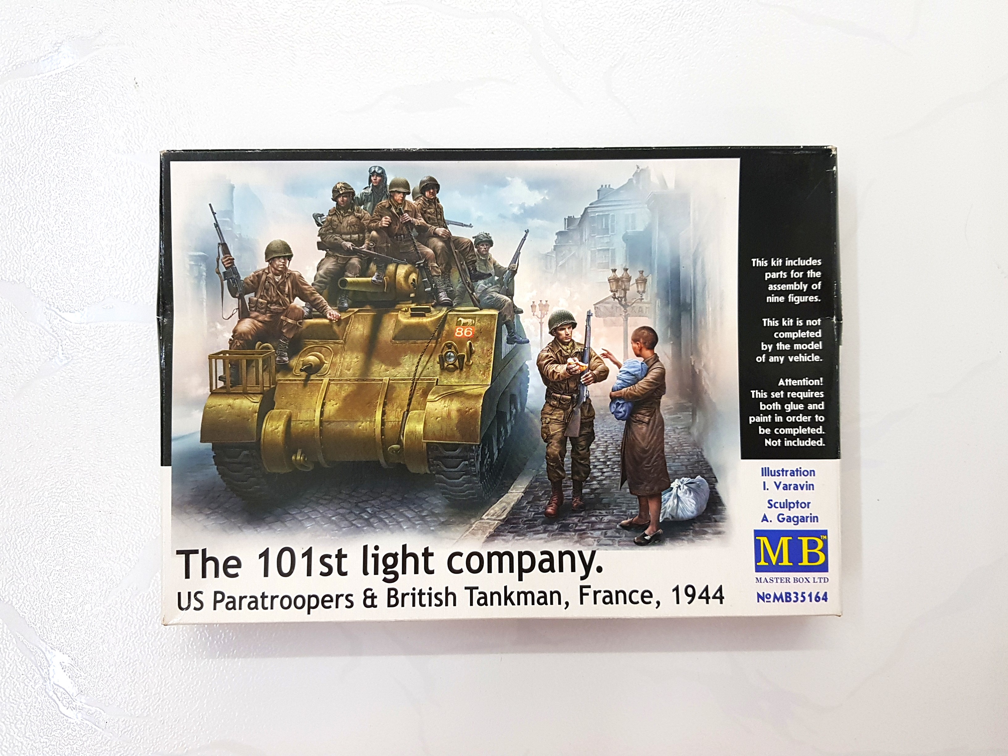 1/35 Master Box #35164 The 101st Light Company US Paratroopers