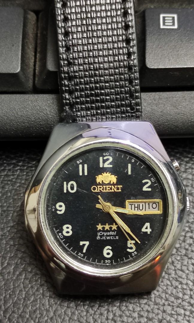 Orient automatic 21 jewels 100m outlet