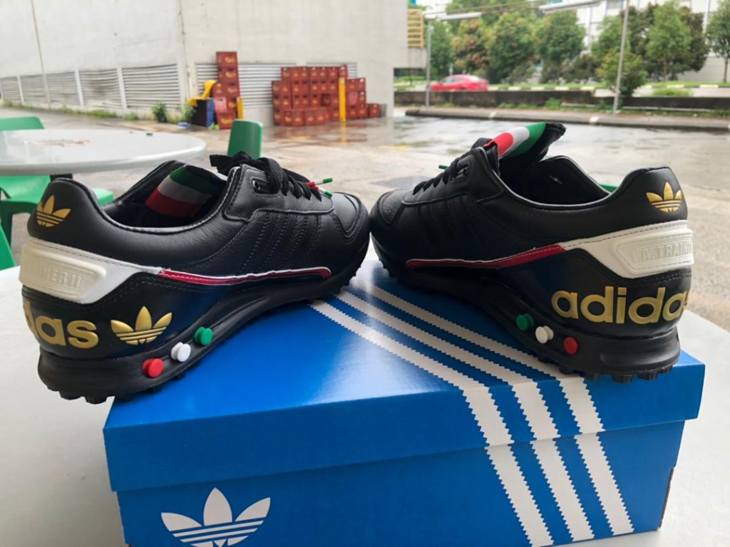 comprender tortura Estado Adidas LA Trainer ii Italy 9UK, Men's Fashion, Footwear, Sneakers on  Carousell