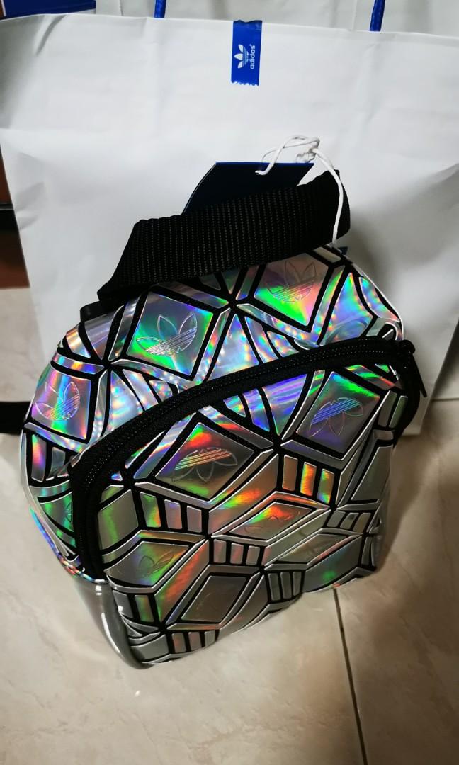 Adidas originals 3d geo backpack in silver store