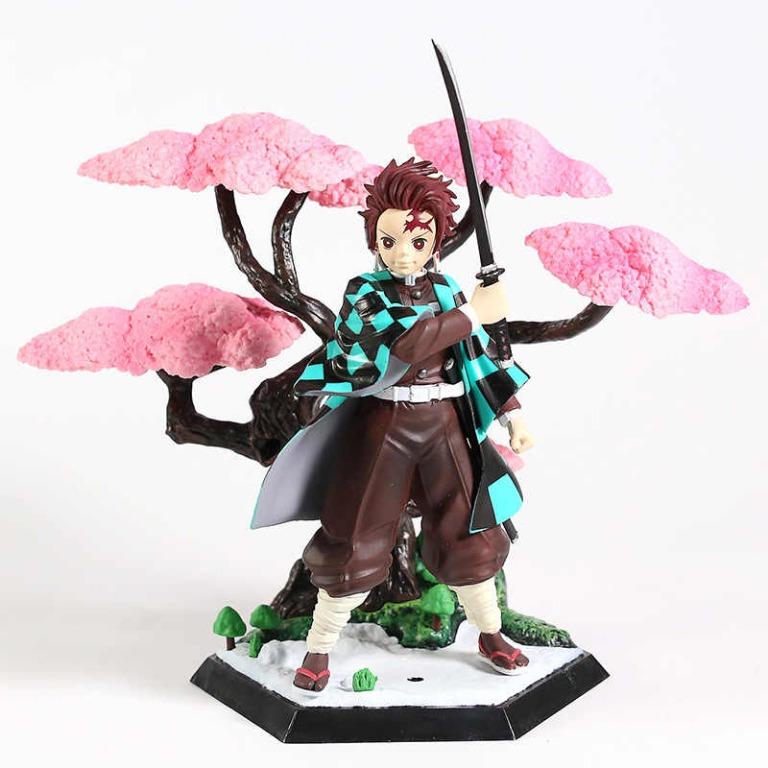 Anime Gk Demon Slayer Kimetsu No Yaiba Tanjiro Tanjirou Kamado Samurai Cherry Blossom Statue Figure Toy Hobbies Toys Toys Games On Carousell