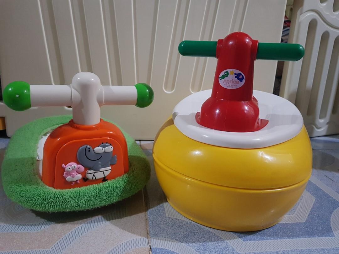 APRICA Toilet Training Seat & RICHELL Potty Trainer SET (Category: Toilet Training) located in Manila. Submitted by mamaloverakkie (Listing ID 1069012649, Image 1). Description: USED/PRELOVED! super nice pa itsura sa actual. slighly used po ito lalo pa yung richell hnd nagamit po goos as new po natambak lng sya kc mas gsto ni bibi yung fisher nya natunog tunog kc😂🤣 selling as is where is! what you see is what you get po 😘☺️🥰😍🤗.
