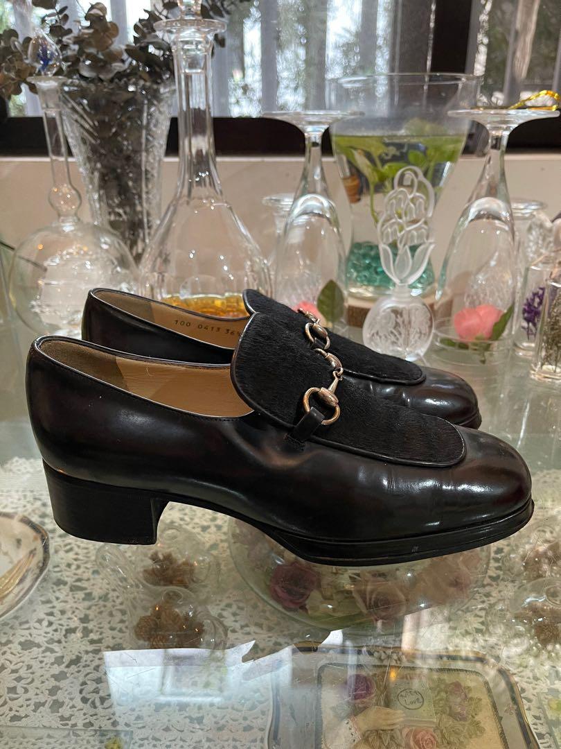 Authentic Gucci Horsebit In Black Leather Pony Hair Ladies Shoes Size 36.5 Women s Fashion Footwear Loafers on Carousell