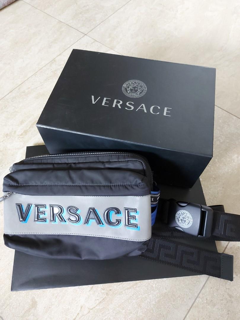 Authentic versace belt bag, Men's Fashion, Bags, Belt bags, Clutches ...
