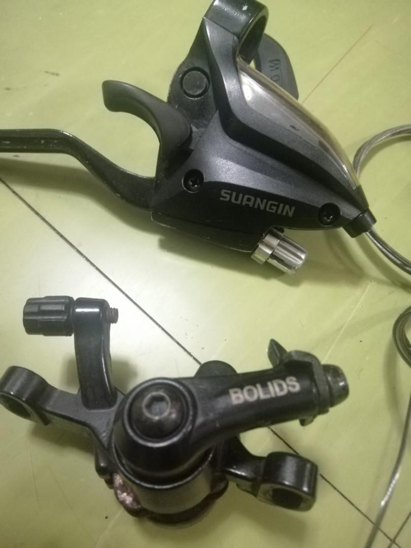 Bike mountain bike combo shifters brakes Sports Equipment