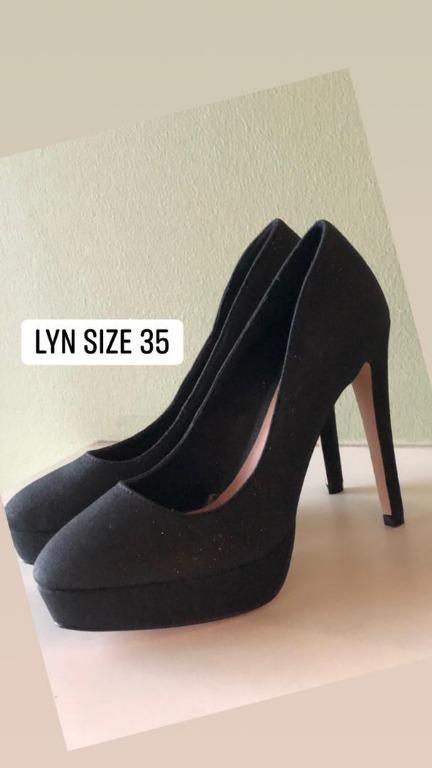 High heels (Category: Wedges) located in Petaling Jaya. Submitted by everything4Sales (Listing ID 1069092985, Image 1). Description: Brand LYN Size 35 * I bought in Thailand * Condition 9.5/10 **Wore one time only.