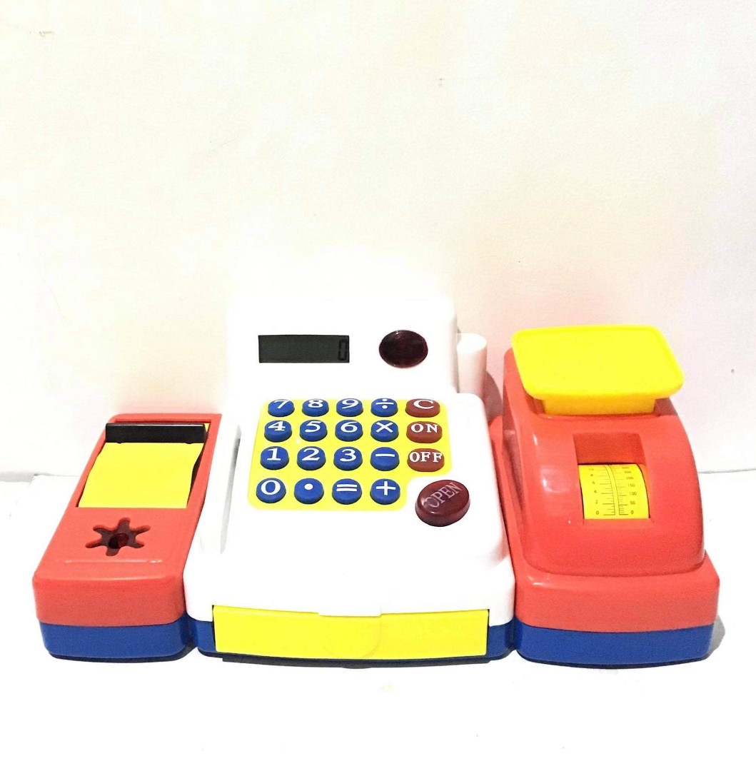Bruin Cash Register Toy with Real Working Calculator