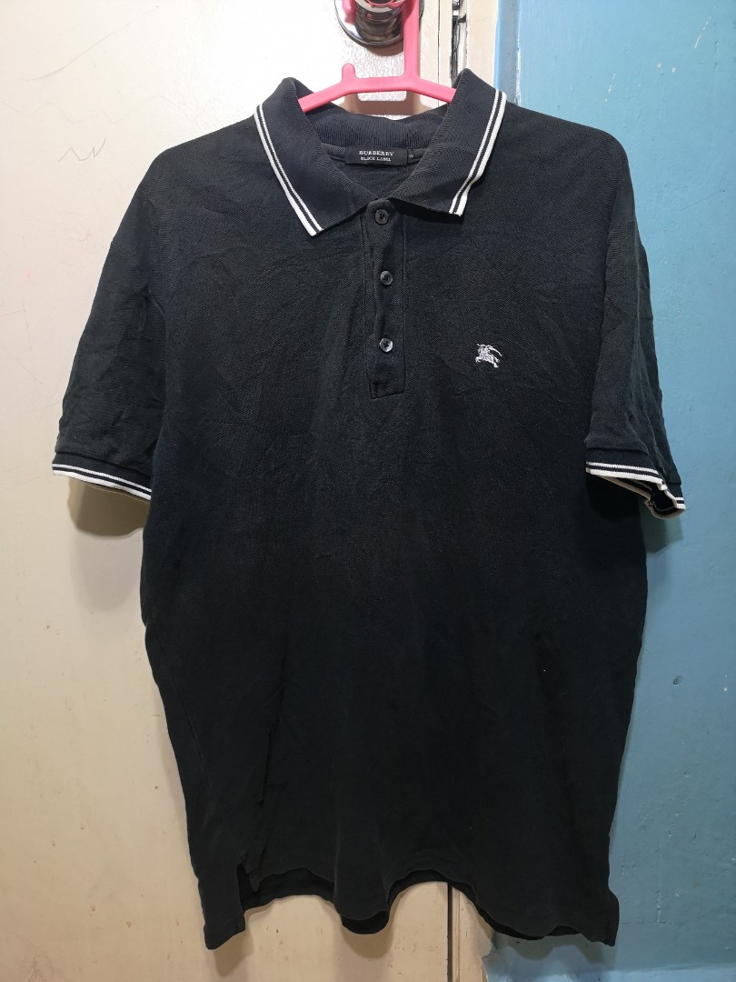 Burberry black label polo Men s Fashion Tops Sets Tshirts Polo Shirts on Carousell