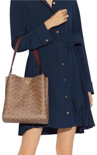 coach charlie bucket bolsa in signature canvas