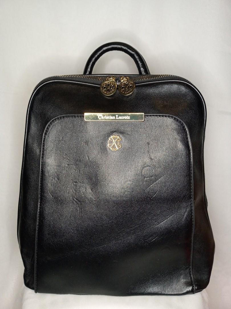 Christian Lacroix BackPack Fesyen Wanita Tas Dompet di Carousell