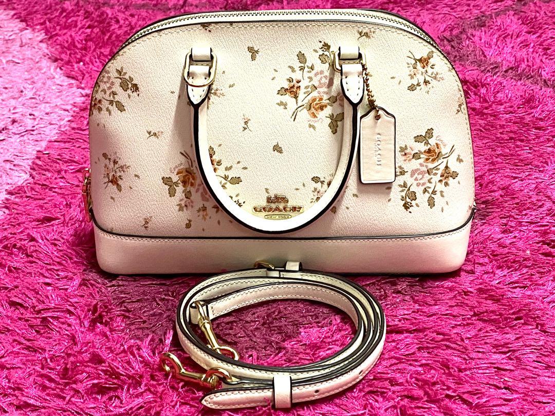 Mini sierra satchel hotsell with rose bouquet print