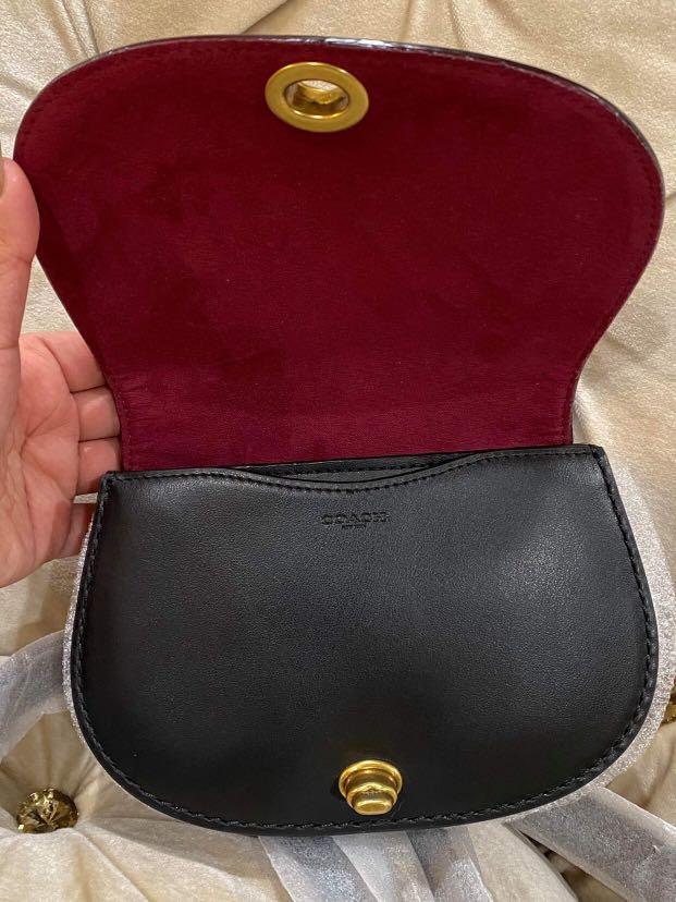 Coach Saddle Belt Bag in Colorblock Signature Canvas, Women's Fashion