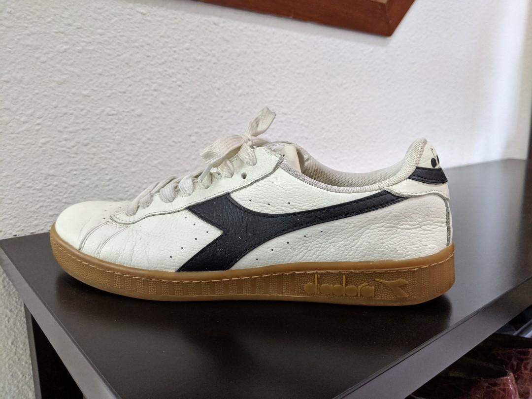 Diadora game l low sneakers white leather size 41