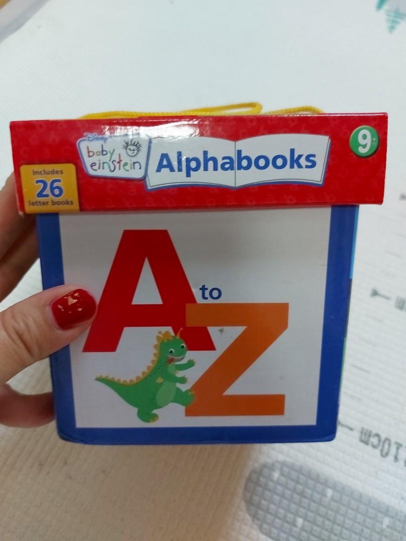 Disney baby Einstein Alphabooks 26 letter books, 興趣及遊戲, 書本 & 文具, 兒童書籍 ...