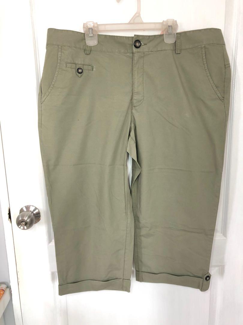 DOCKERS Plus Size Light Olive Green 