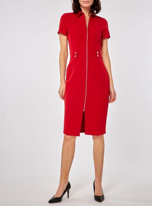 Dorothy perkins zip front dress discount