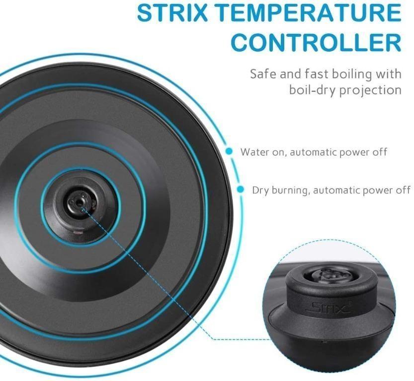 Electric Kettle, AKZIM Temperature Control Glass Kettle 2200W Fast Boil