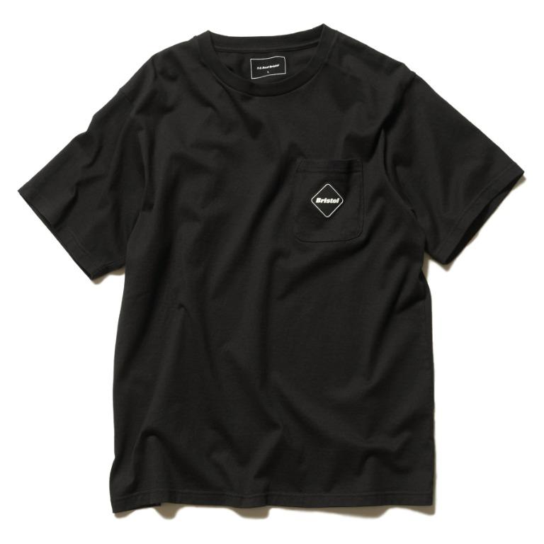 FCRB Big Logo Pocket Tee, 男裝, 上身及套裝, T-shirt、恤衫、有領衫 