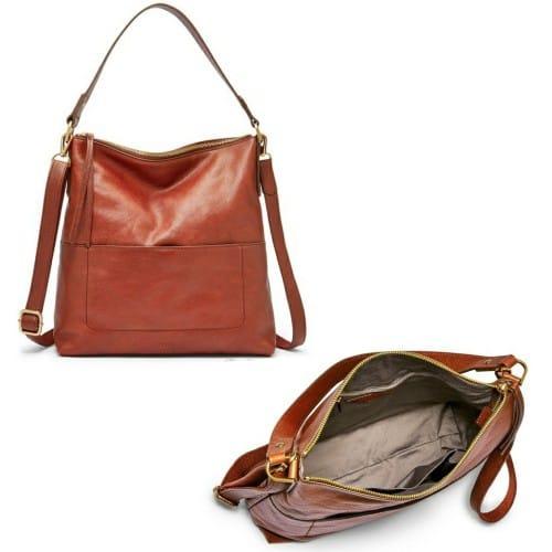 Fossil amelia hobo clearance brandy
