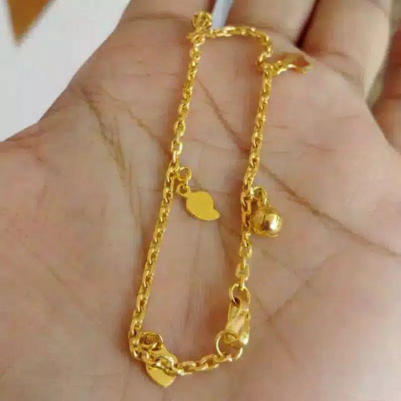 Gelang Rantai Emas 999 9 Fesyen Wanita Perhiasan Di Carousell