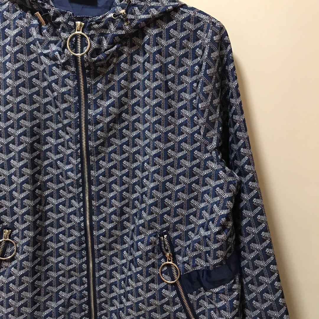 Goyard Inspired Windbreaker