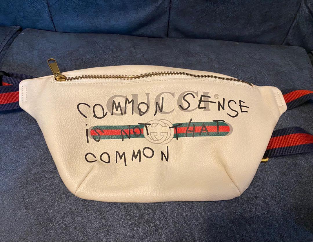 Common sense is not that common gucci fanny pack clearance