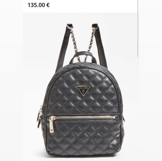 GUESS CESSILY QUILTED MINI BACKPACK, Women's Fashion, Bags & Wallets