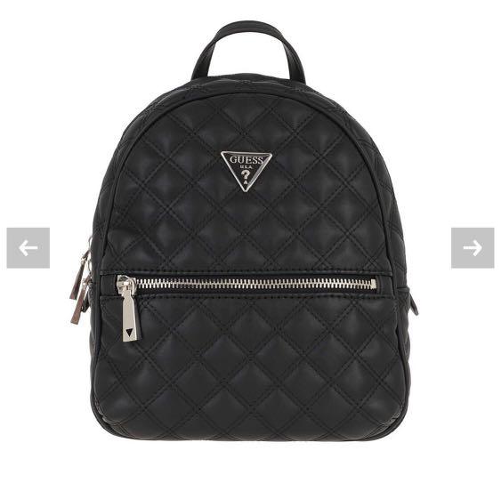 GUESS CESSILY QUILTED MINI BACKPACK, Women's Fashion, Bags & Wallets