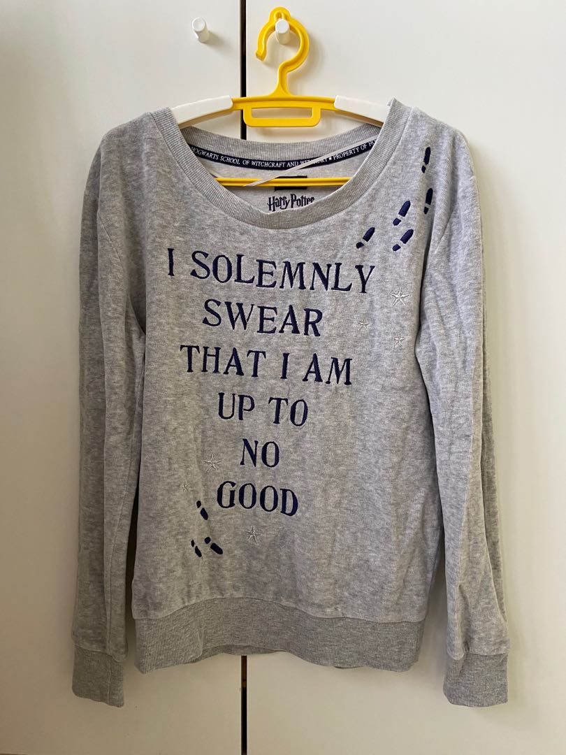 HARRY POTTER Grey Sweater, Women's Fashion, Coats, Jackets and