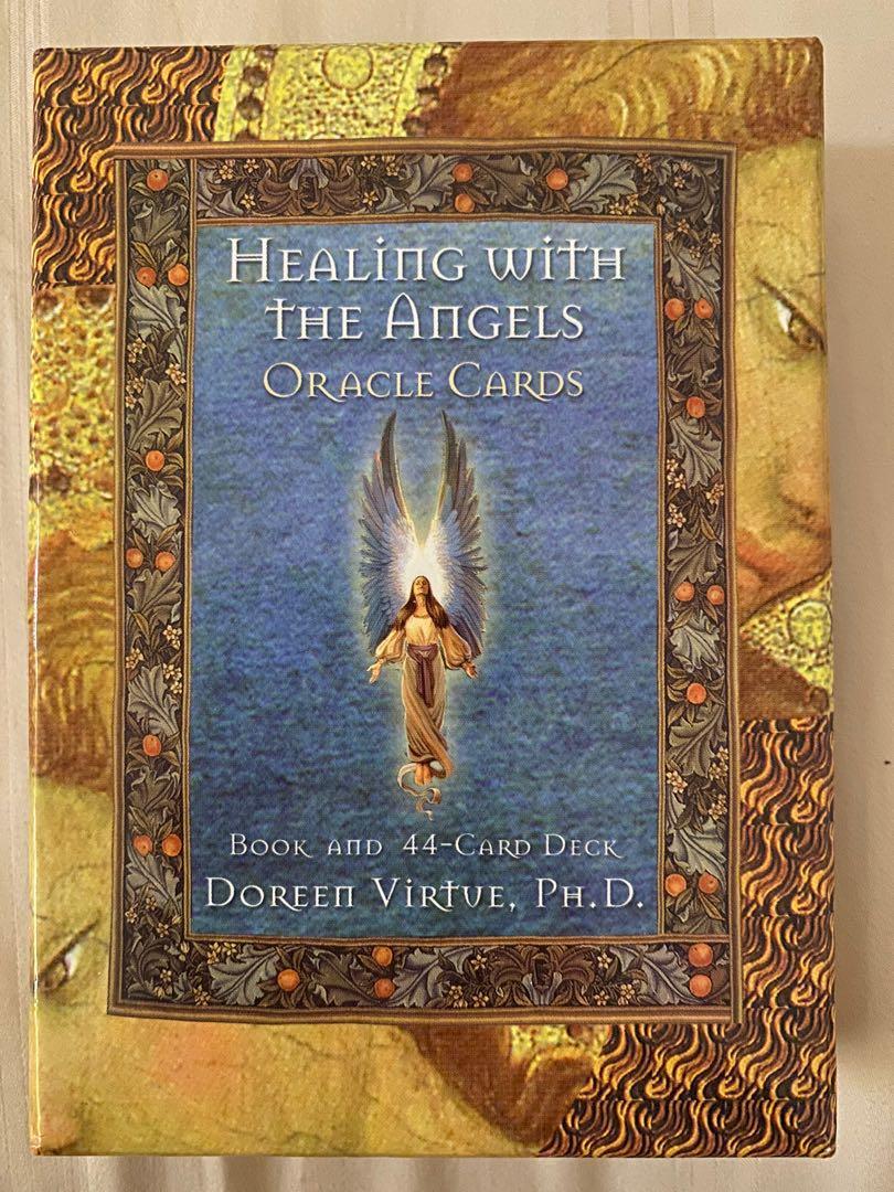 Healing With The Angels Oracle Cards By Doreen Virtue Hobbies Toys Toys Games On Carousell
