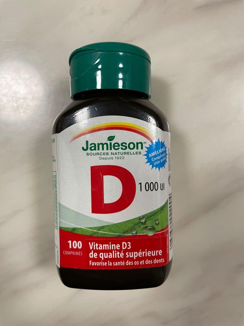 Jamieson Vitamin D 1000iu, 美容＆化妝品, 沐浴＆身體護理, 沐浴及身體護理 身體護理 Carousell