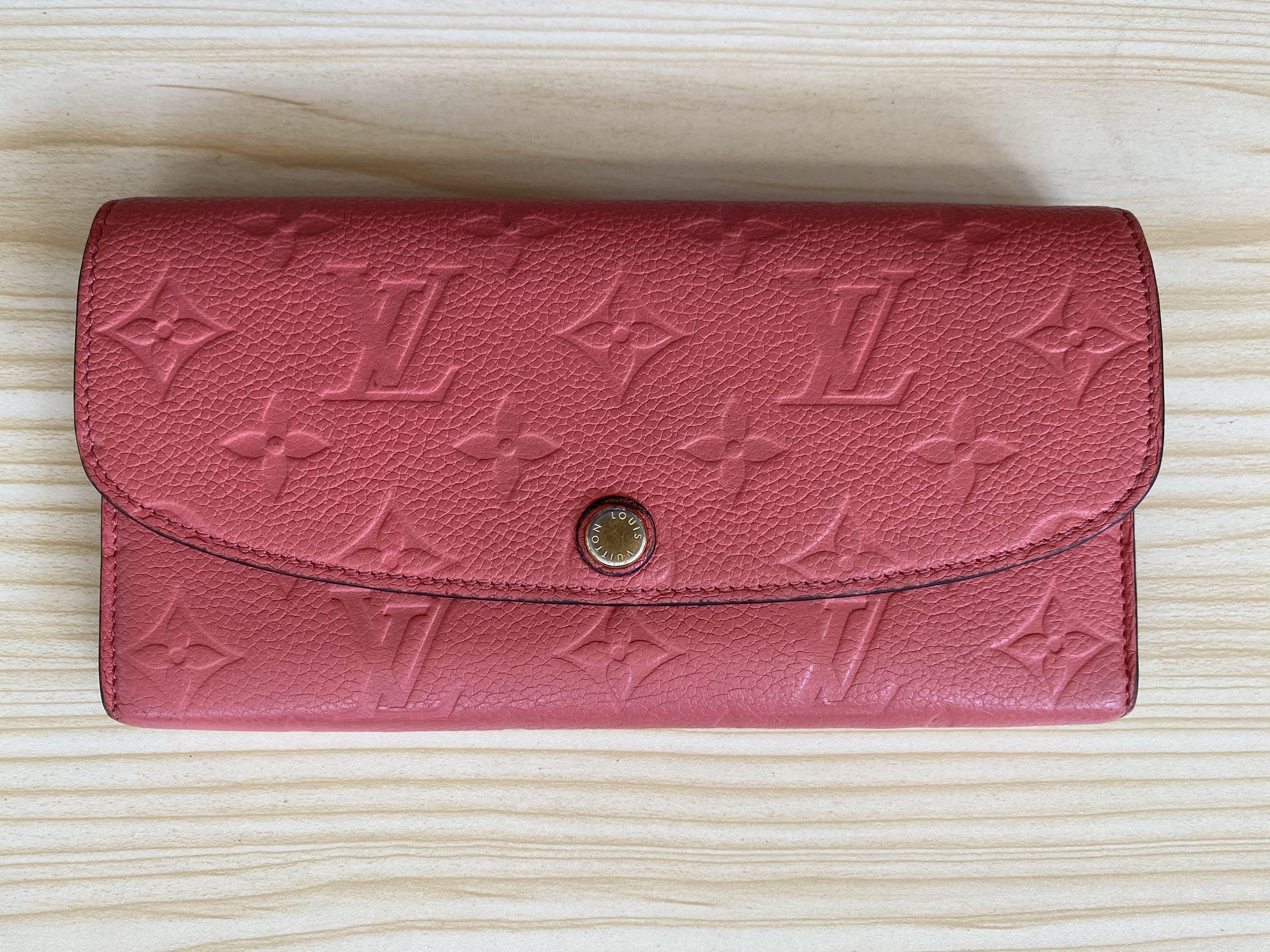 Louis Vuitton Emilie Monogram Empreinte Leather Blossom (Pink